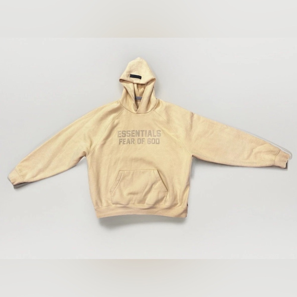 Fear of God Yellow Sweatshirt Essentials Hoodie